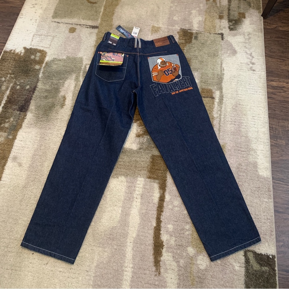 Platinum Fubu Fat Albert Jeans - 36W 34L